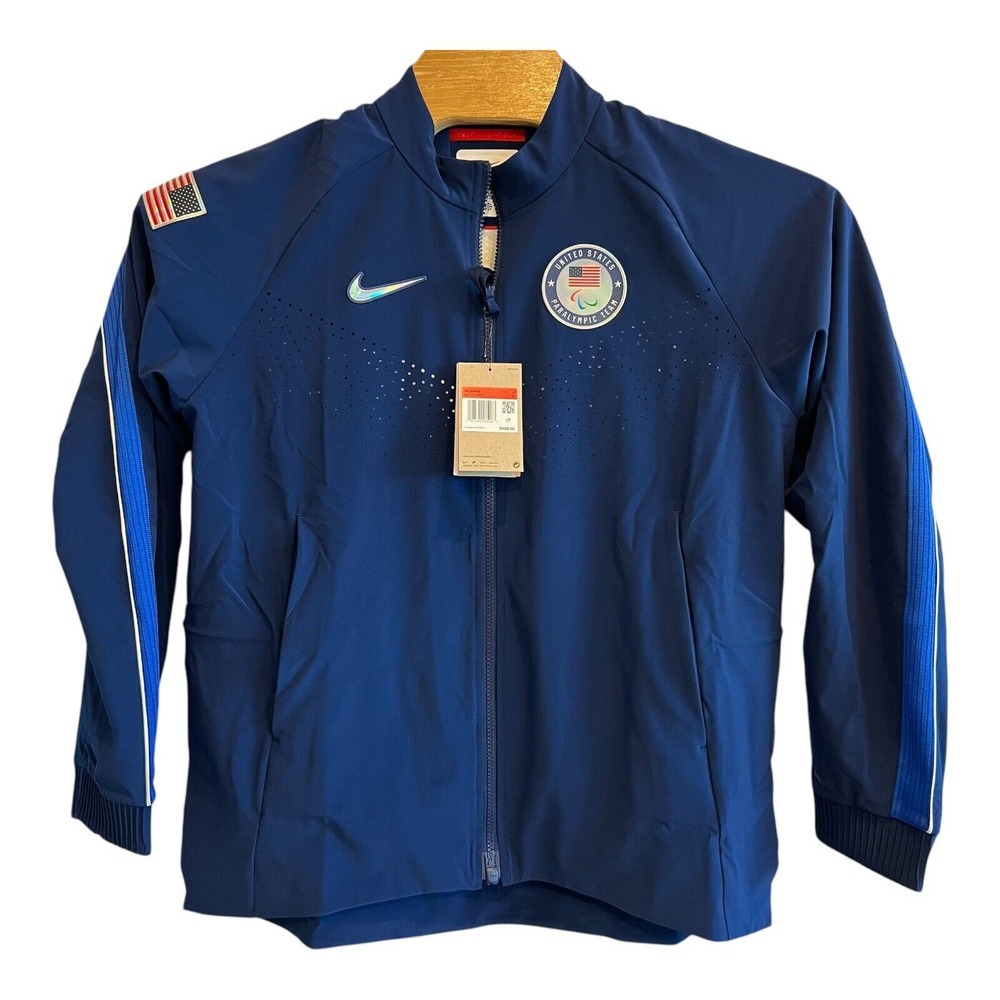 Team USA Paralympic Team Issued 2024 Paris Olympics Nike Track Jacket; Women's L